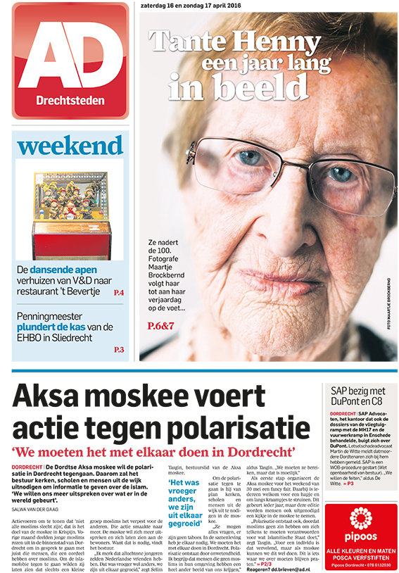 Publication AD De Dordtenaar, Algemeen Dagblad