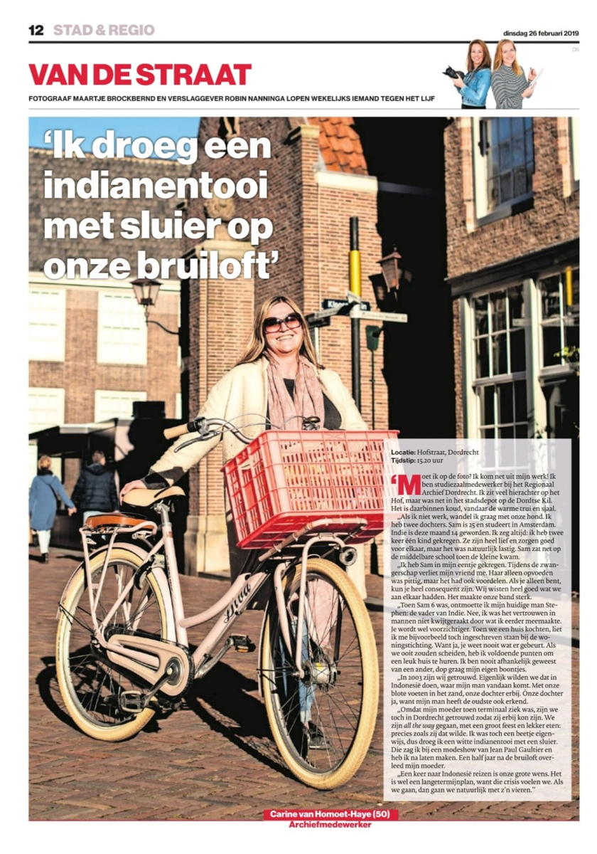 Van de straat, Dordrecht, portret, algemeen dagblad, straatfotografie