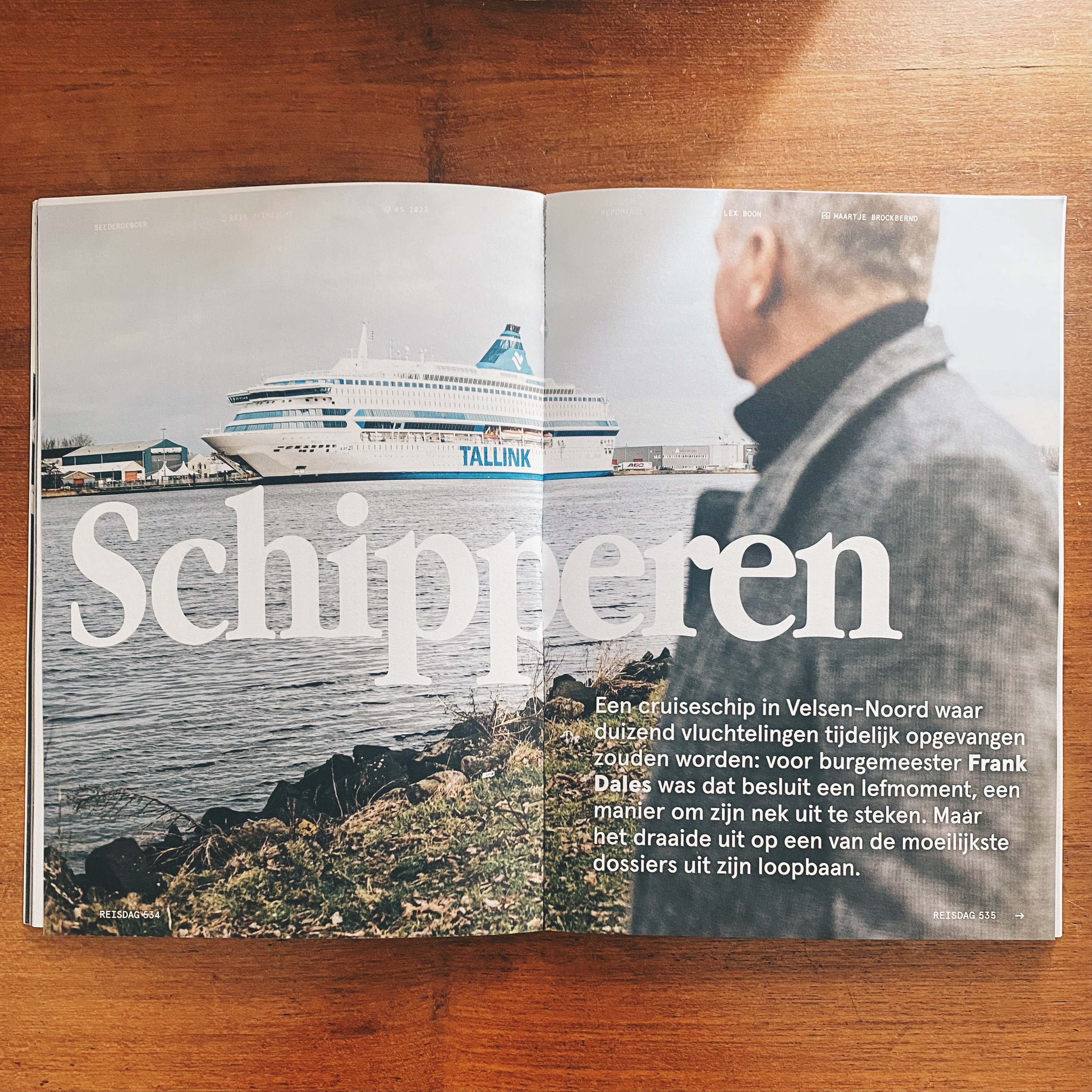 SeederDeBoer, vluchtelingen, vluchteling, Velsen-Noord, cruiseschip